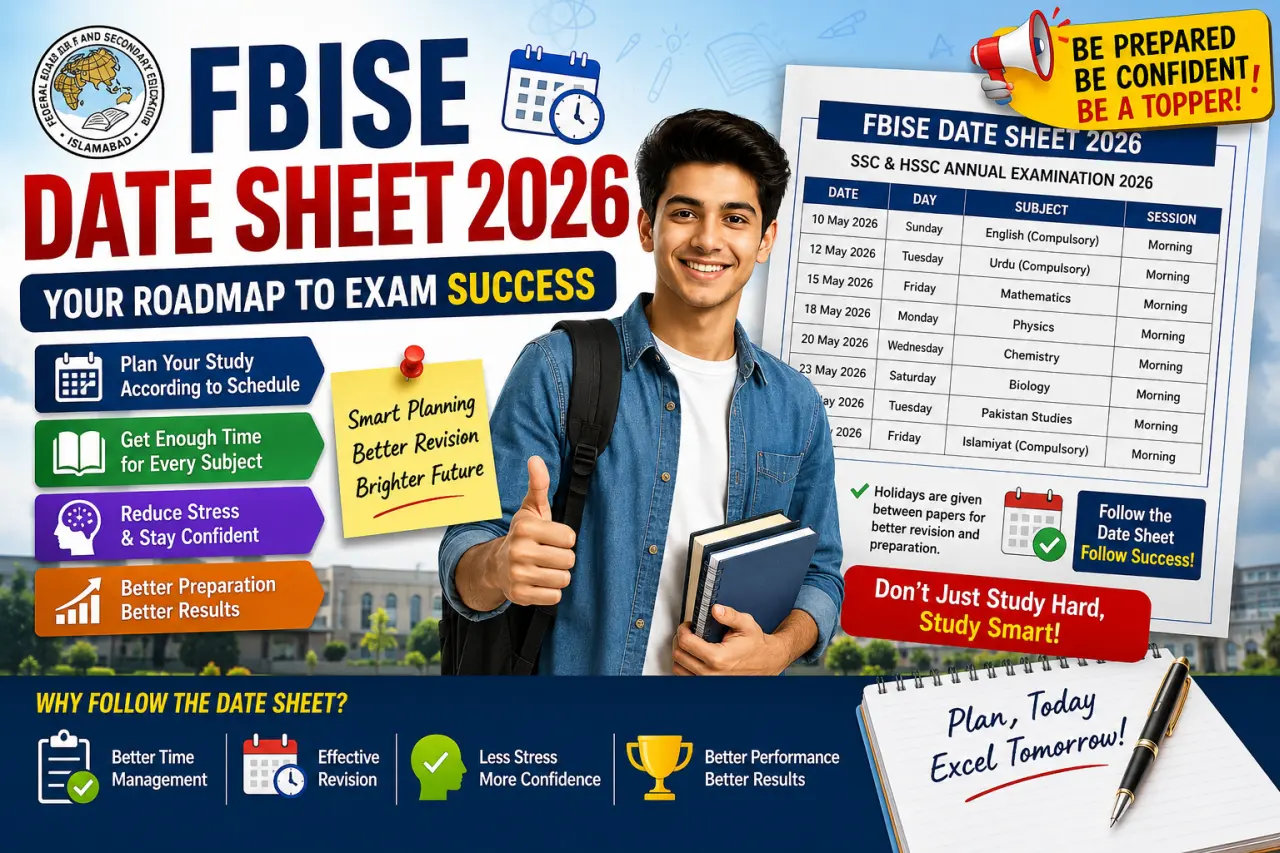 FBISE Date Sheet – A Complete Guide for SSC & HSSC Students