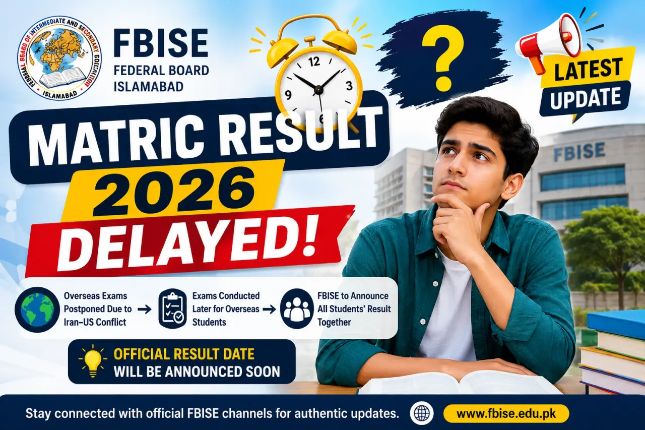 FBISE Matric Result 2026 Delay Reason