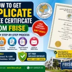 How to Get a Duplicate FBISE Degree or Certificate