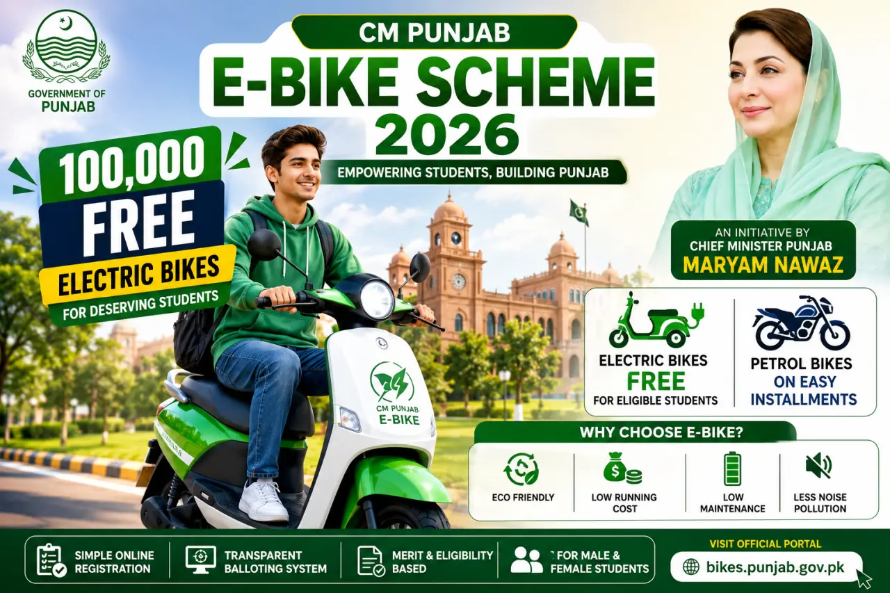 Punjab Government Free Electric Bike Scheme 2026 for Students